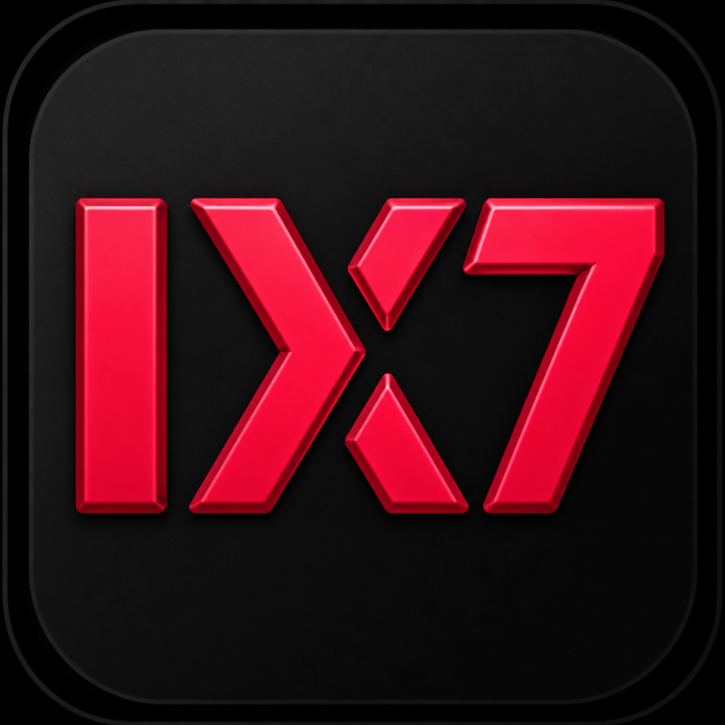 IX7 APK download interface showing gaming platform